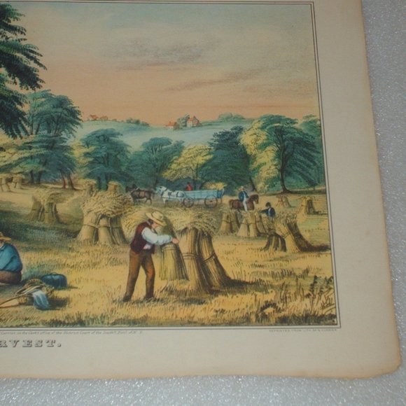 Vintage 1950 advertising calendar print - Picture 7 of 11